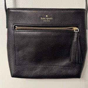 Kate Spade Black Leather Crossbody Bag